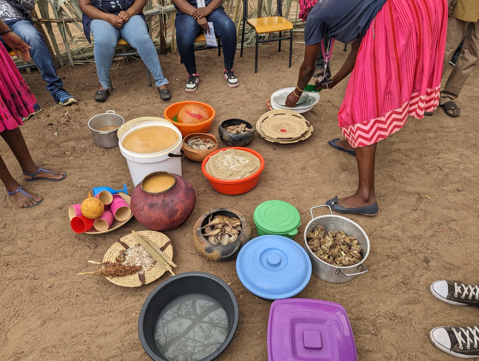 Traditional food from Cunene Province, Angola