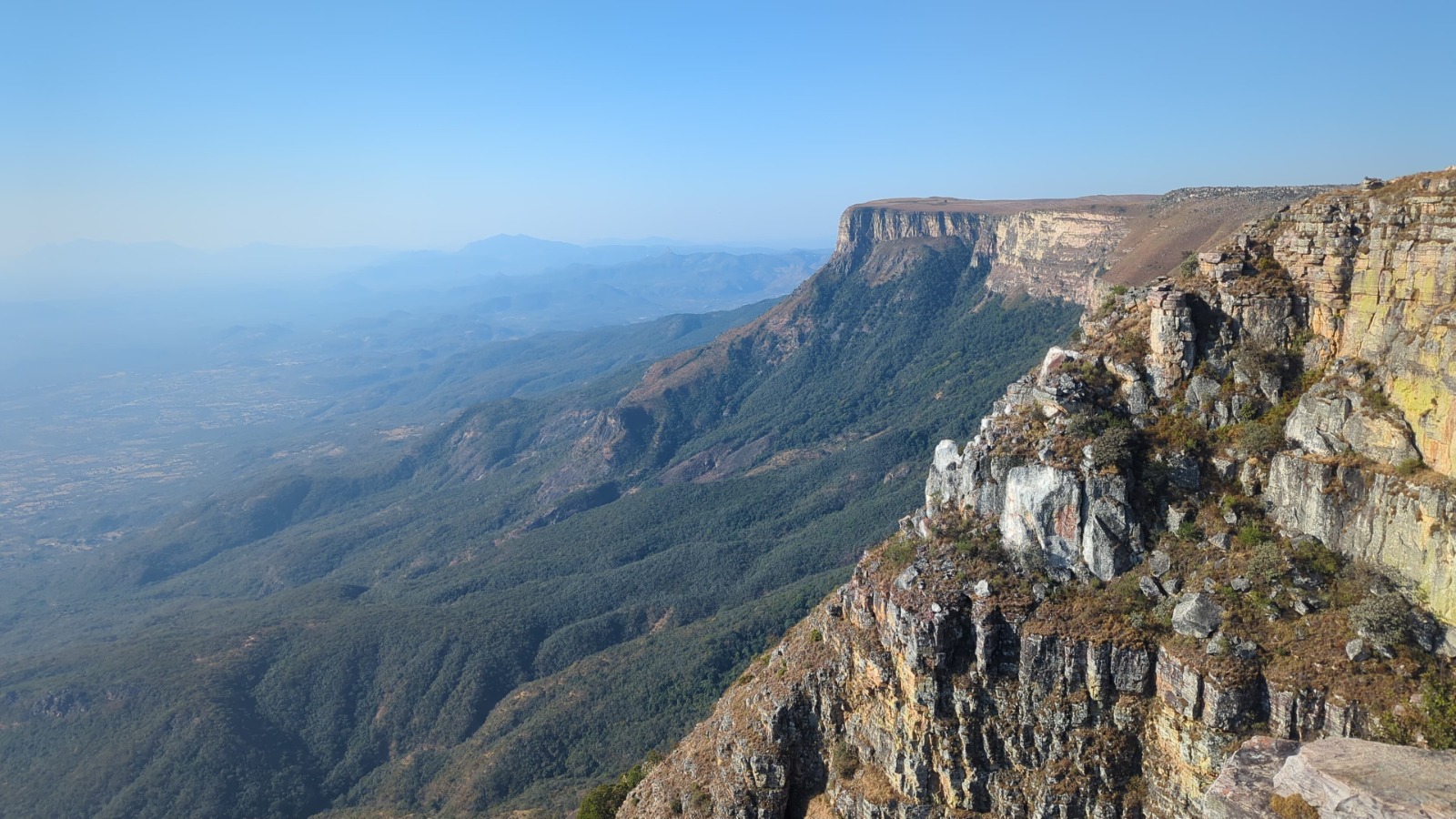 Tundavala Gap viewpoint in Huíla, Angola