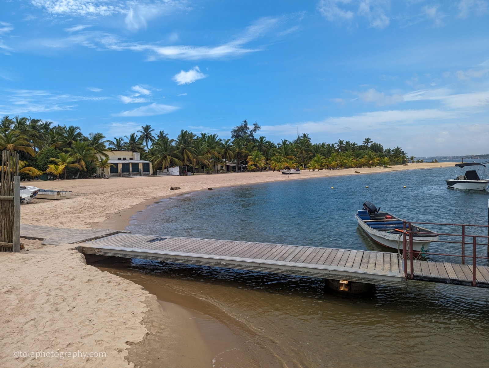 Mussulo beach in Luanda, Angola