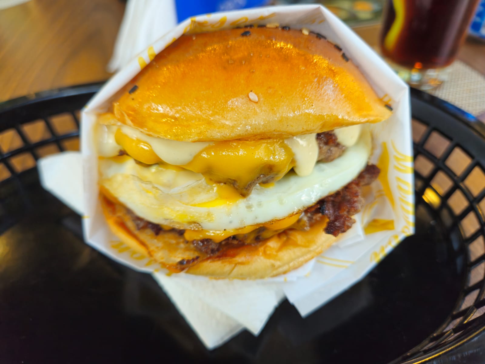 Burger from Madison Burgers in Luanda, Angola