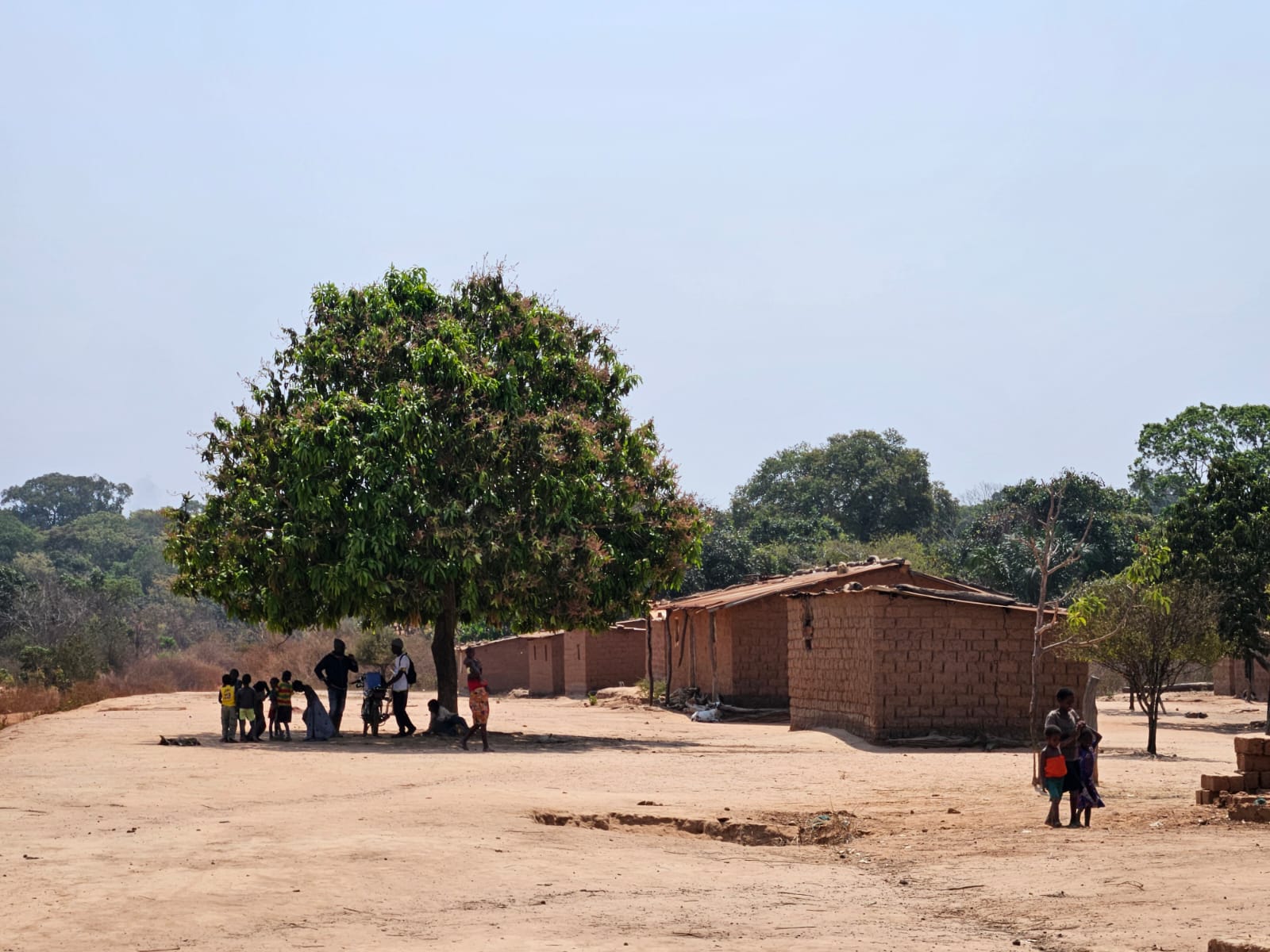 Roadside village in Malanje Province, Angola