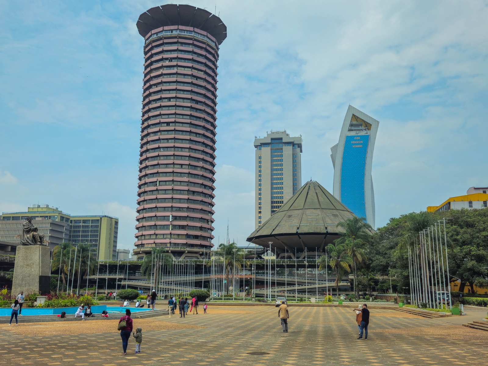 KICC skyline in Nairobi
