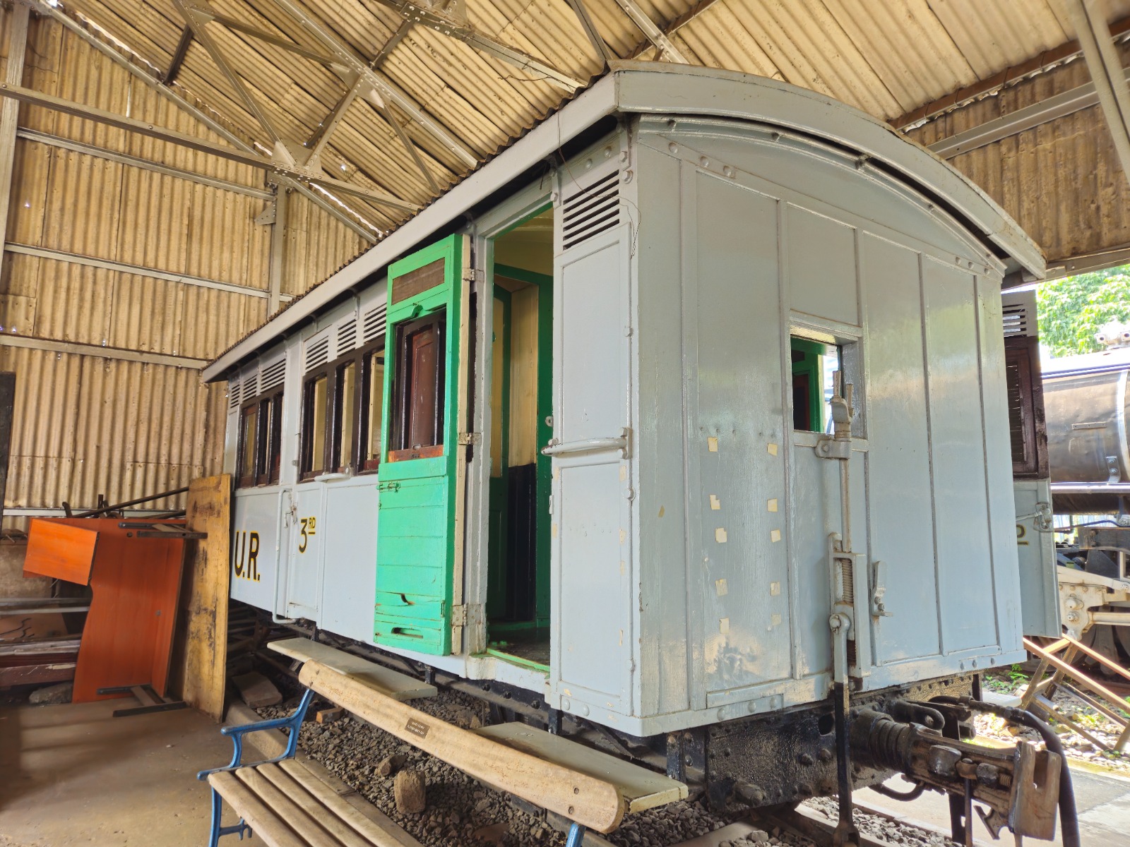 Old railway carriage in Nairobi