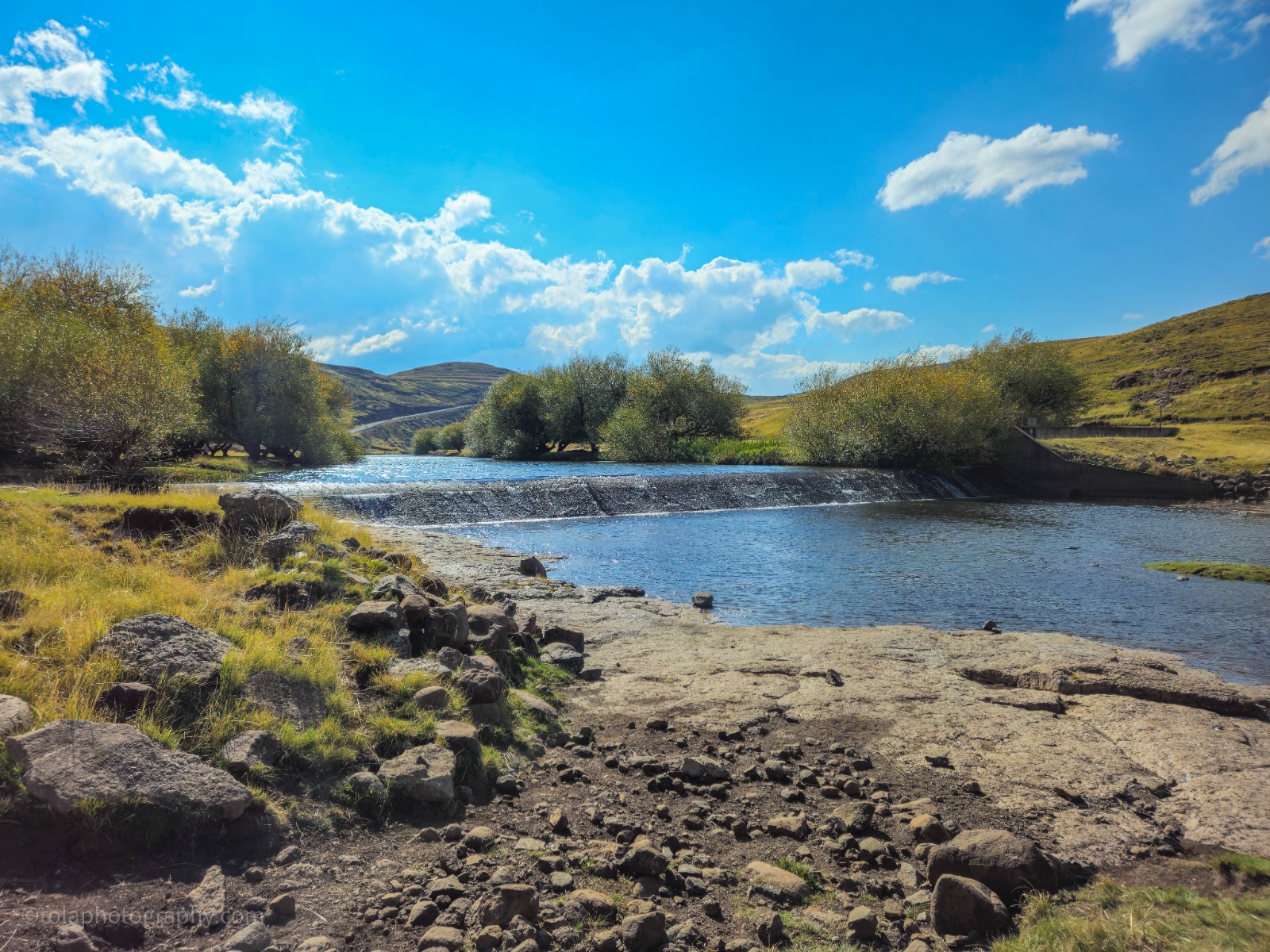 River in the Lesotho highlands