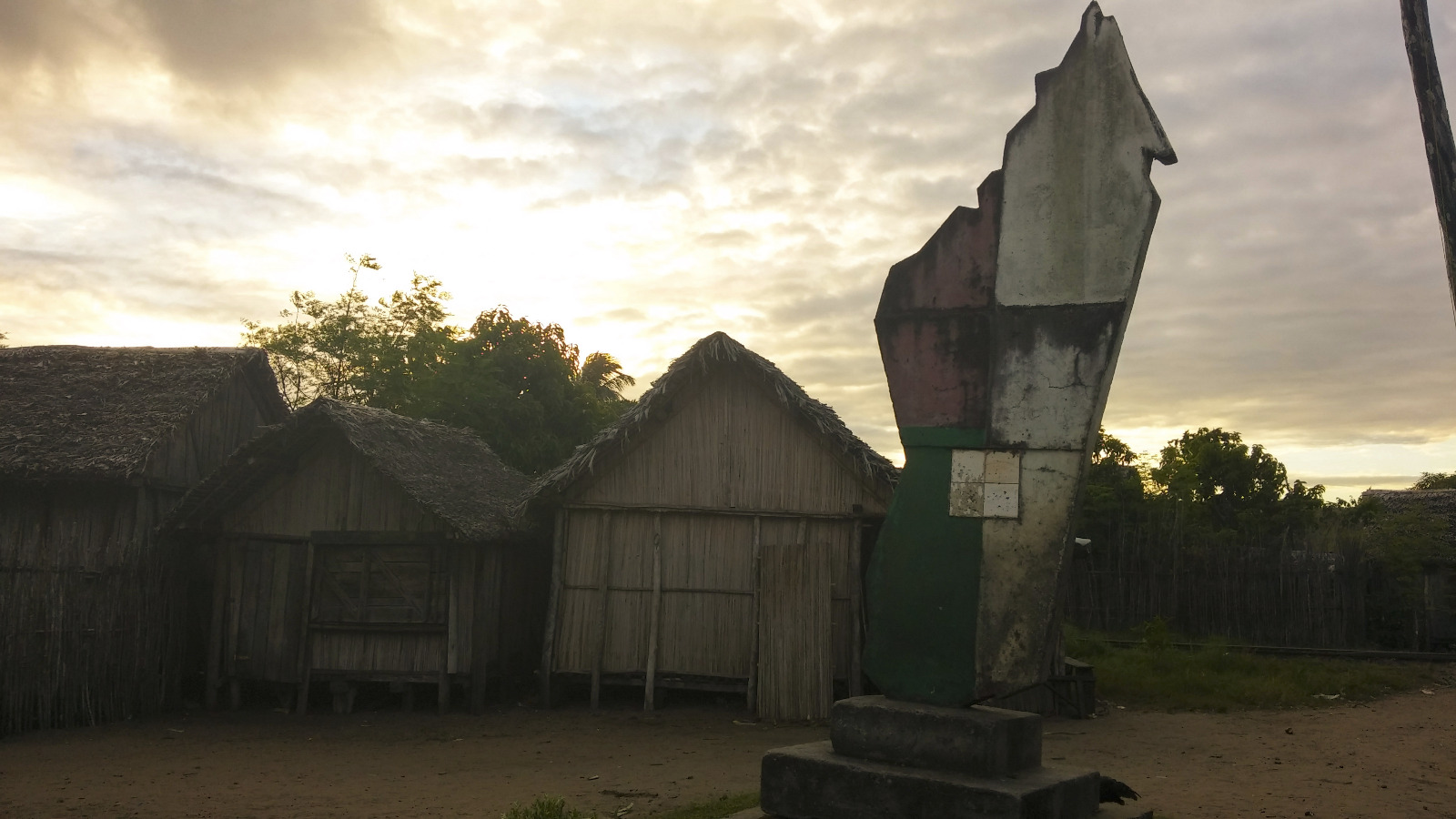 Village scene in Ambila Lemaitso, Madagascar