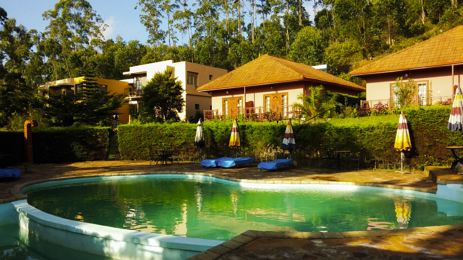 Pool at Andasibe Cyperus Hotel in Madagascar