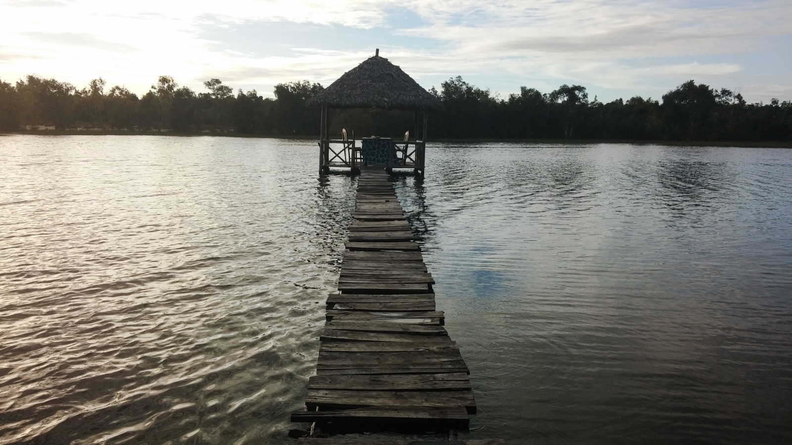 Jetty at Green Club Resort Ambila in Madagascar