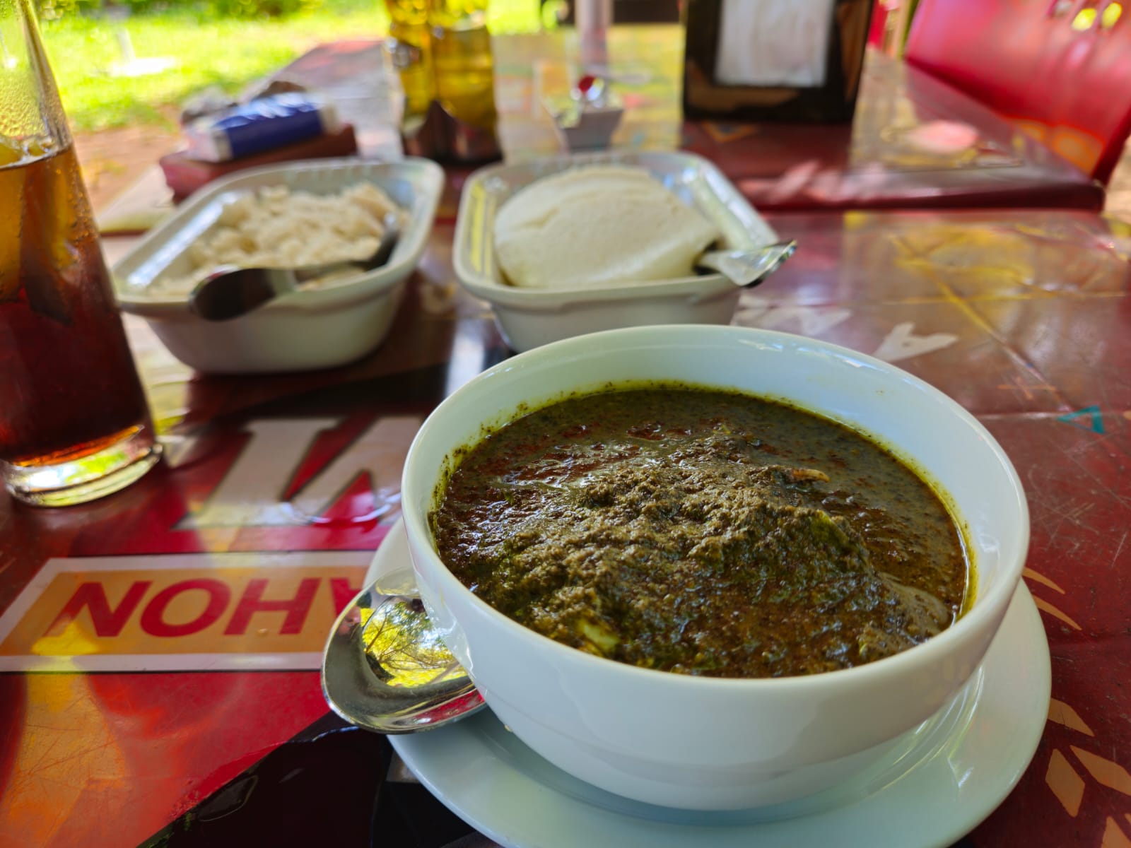 Matapa dish in Mozambique