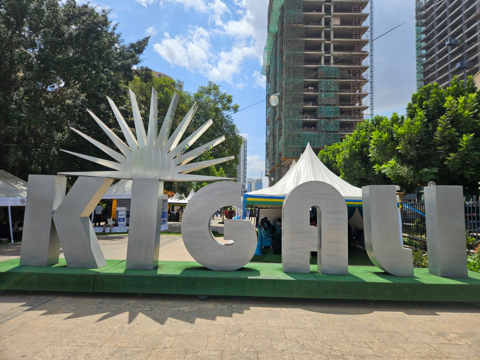 Kigali city sign in Rwanda