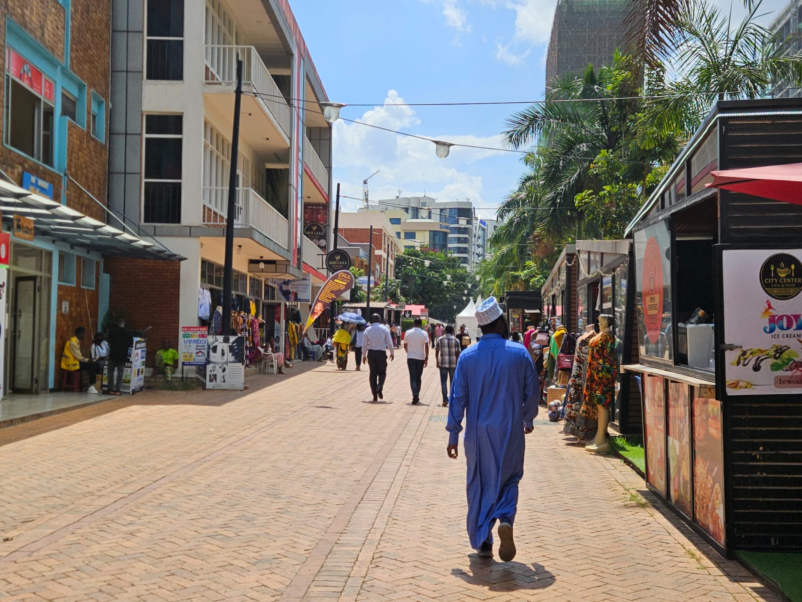 KN 4 Avenue in central Kigali, Rwanda
