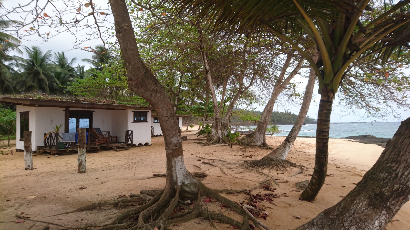 Praia Jalé Ecolodge beach in São Tomé
