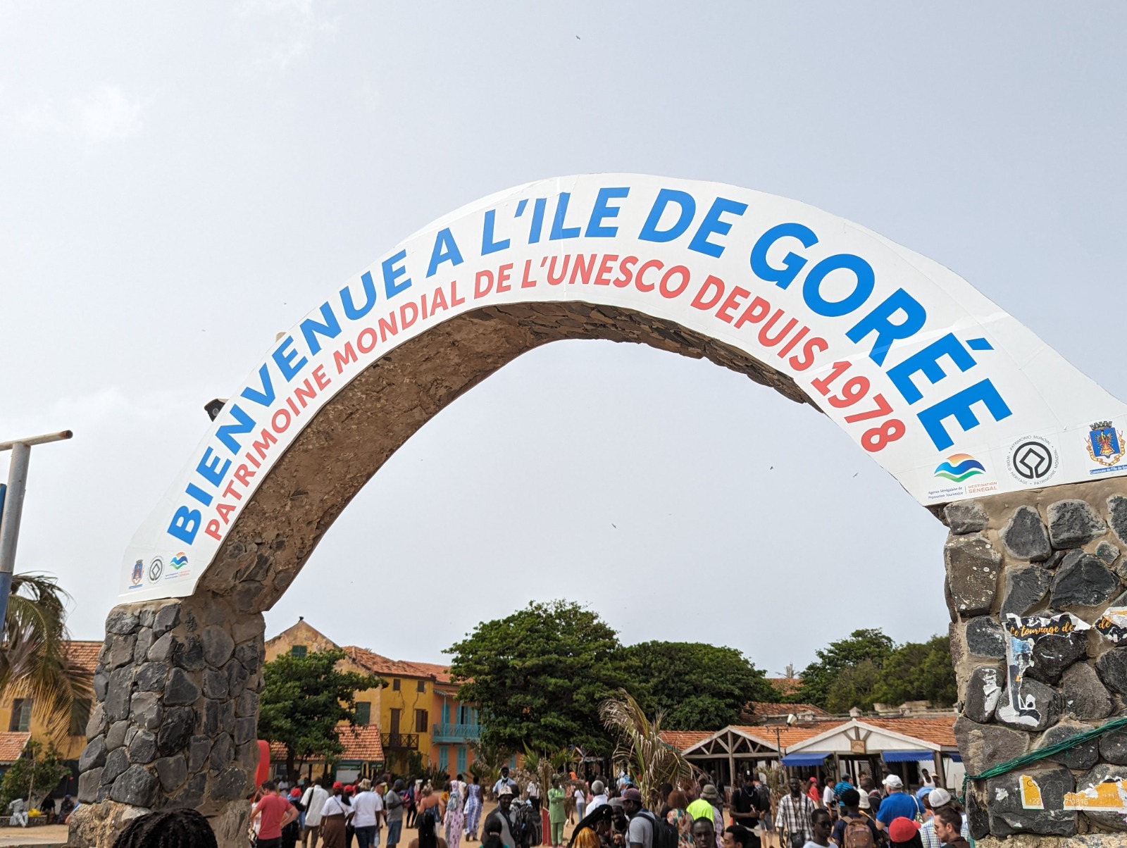 Entrance arch to Gorée Island in Senegal