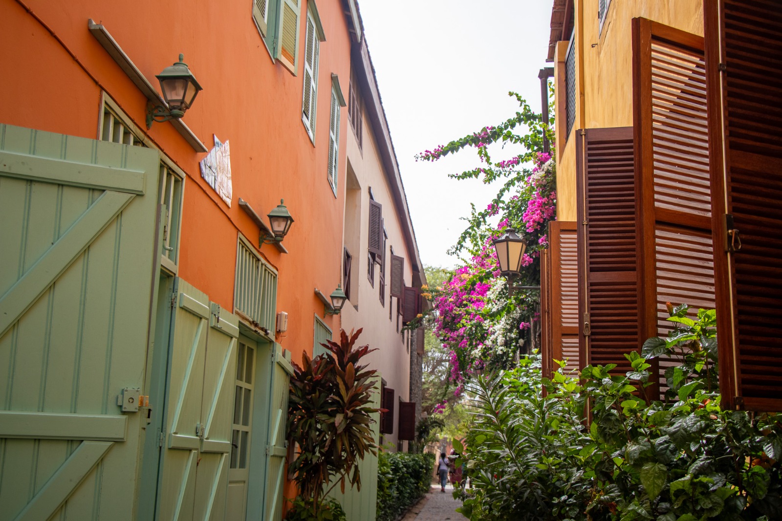 Waterfront buildings on Gorée Island