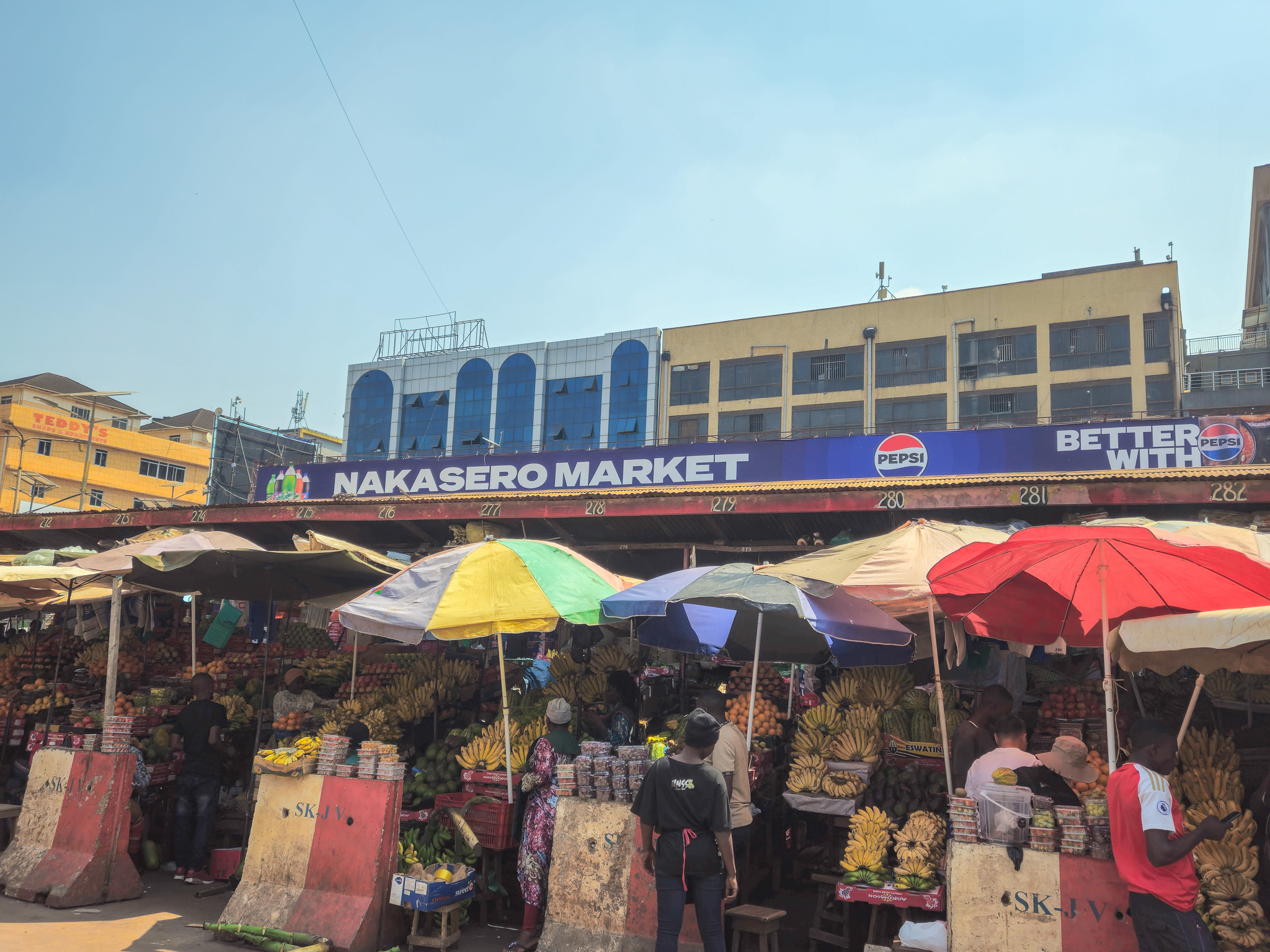 Nakasero Market in Kampala