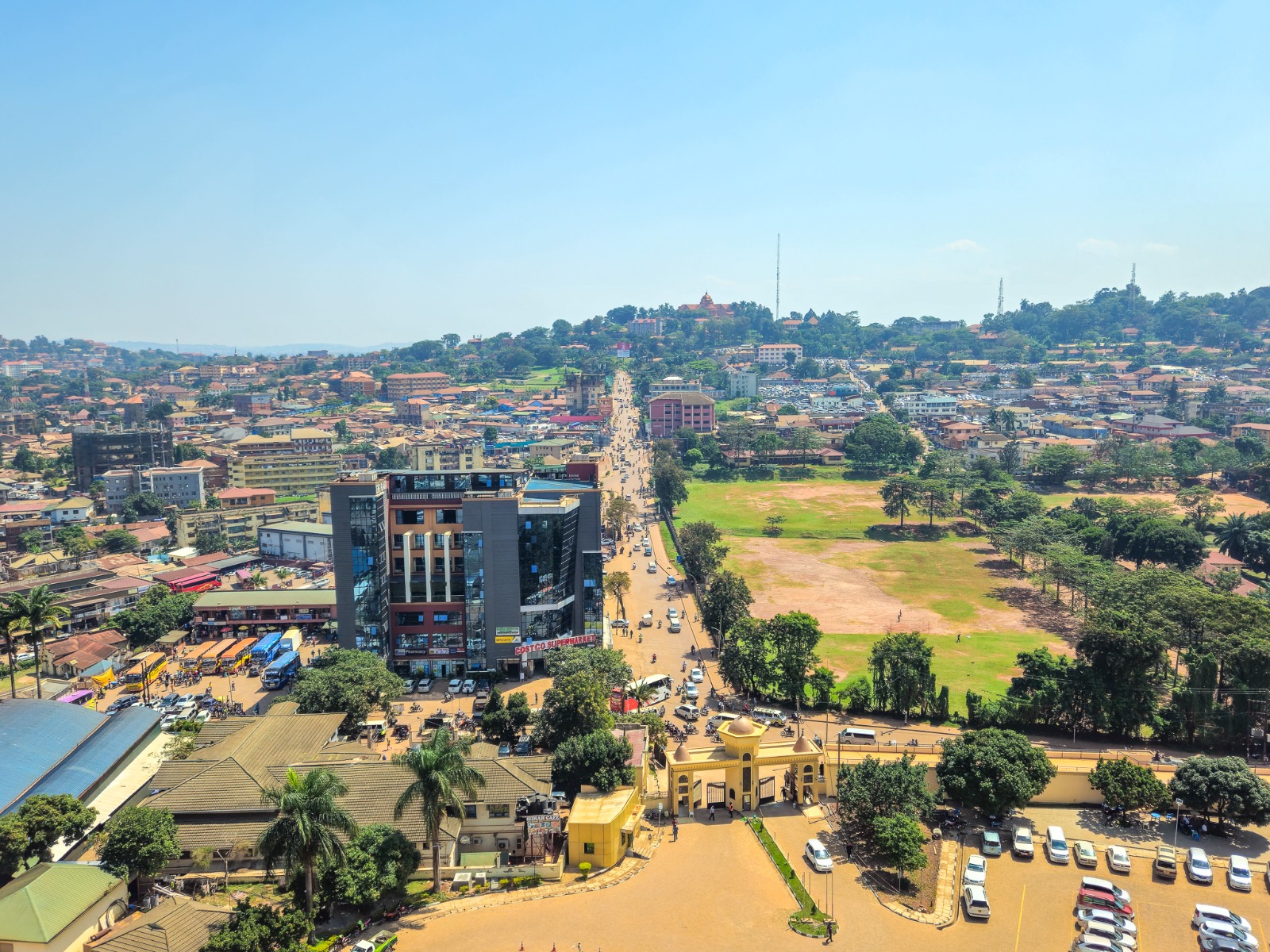 View from the Uganda National Mosque in Kampala
