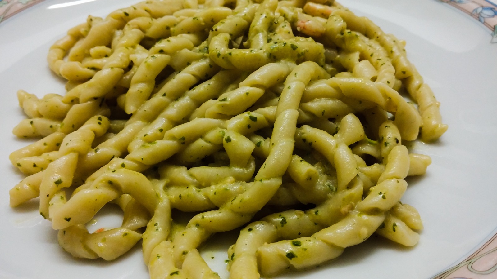 Trofie al Pesto in Italy