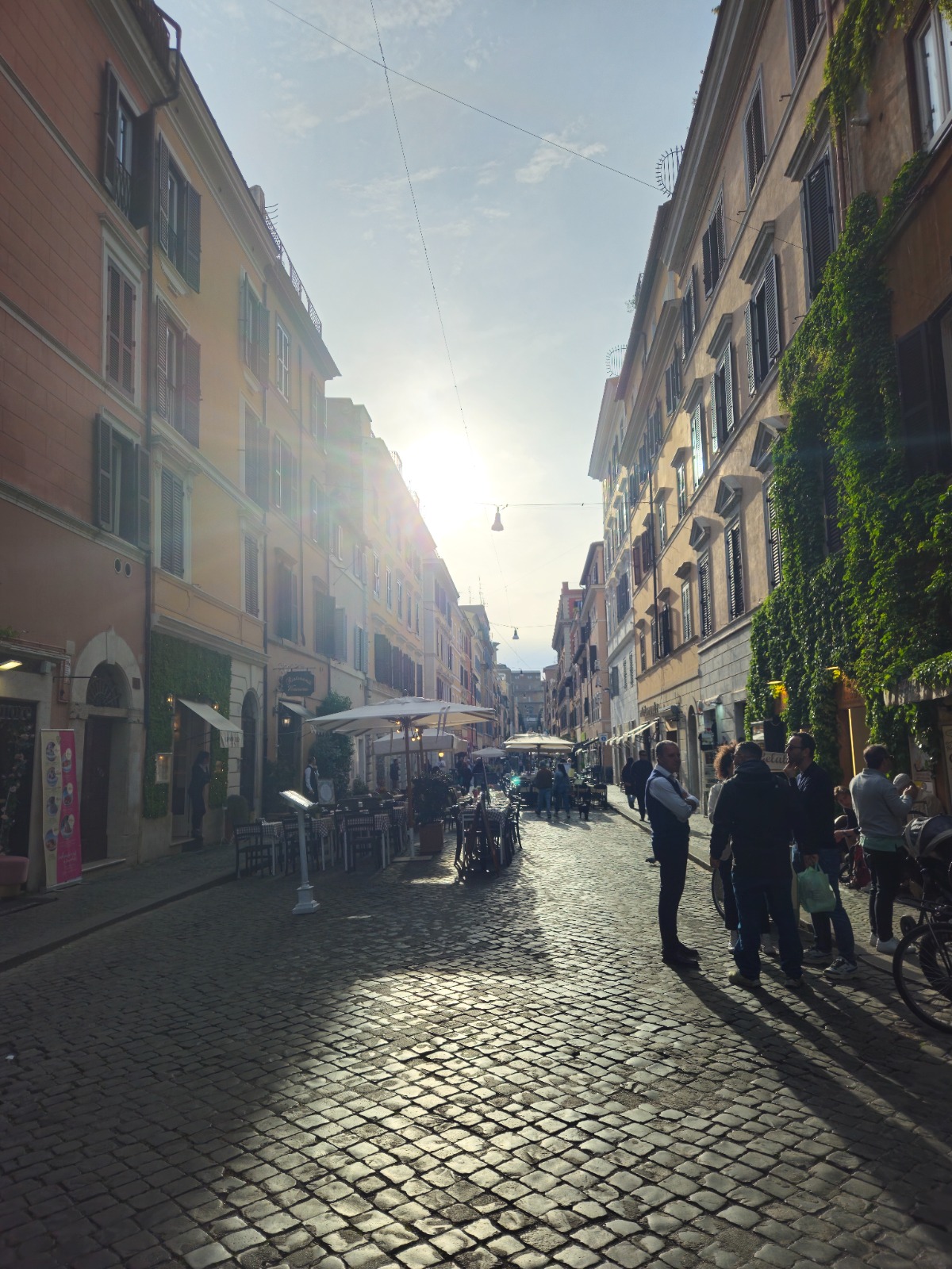 Borgo Pio street near Vatican City in Rome
