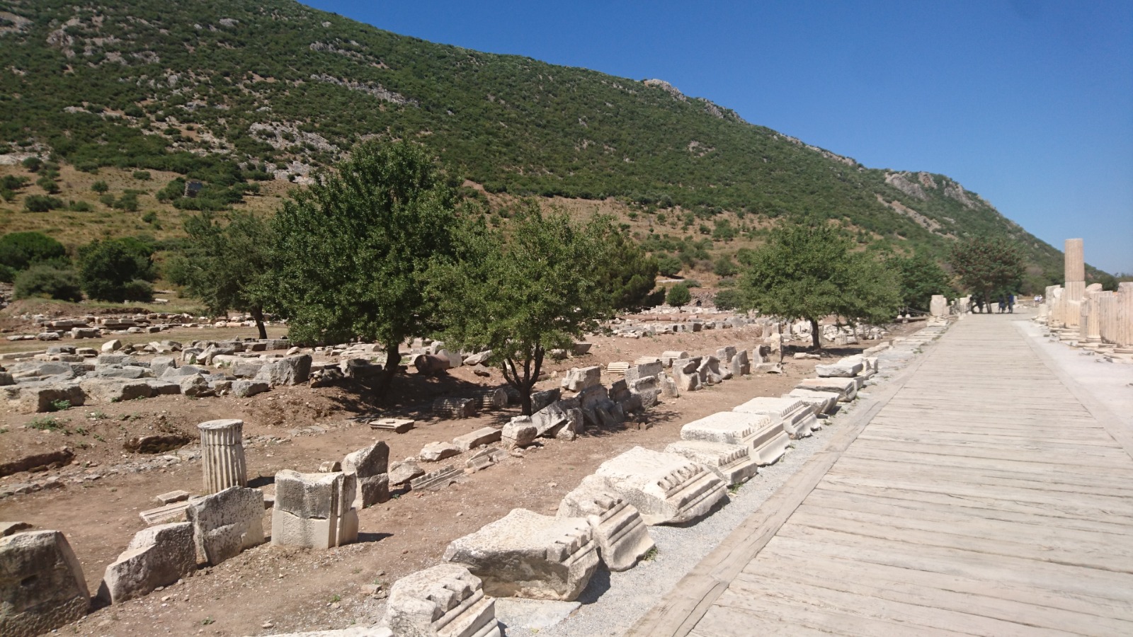 Marble road in Ephesus, Turkey