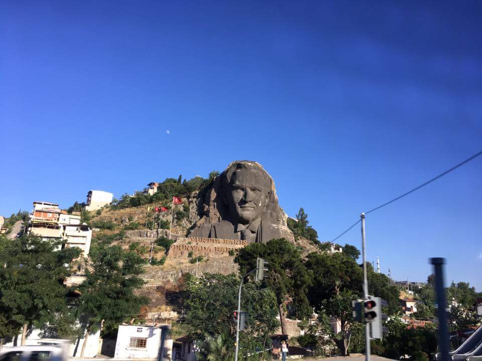 Atatürk Mask in Izmir, Turkey