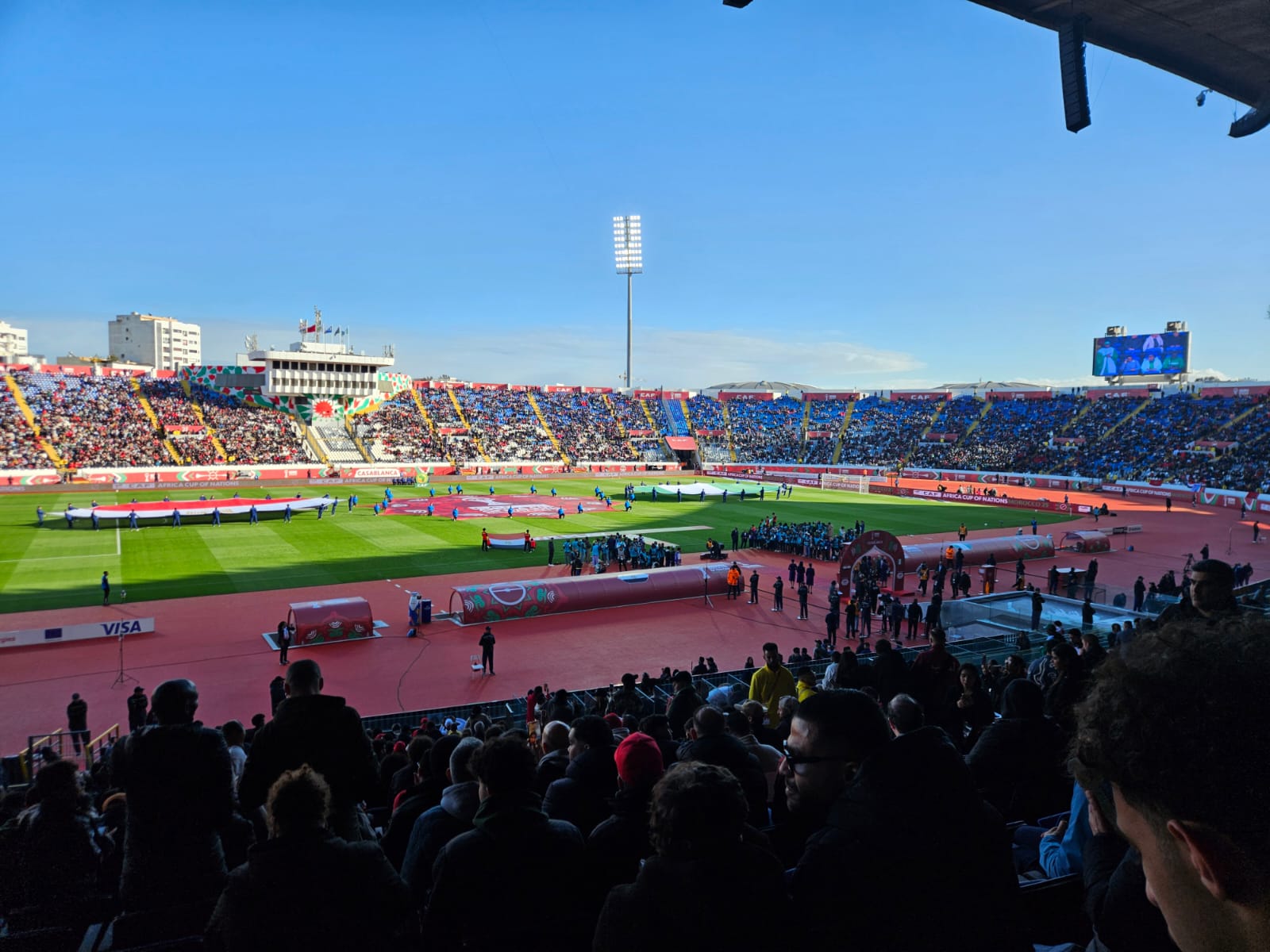 Stade Mohammed V during the AFCON third-place match between Nigeria and Egypt in Casablanca