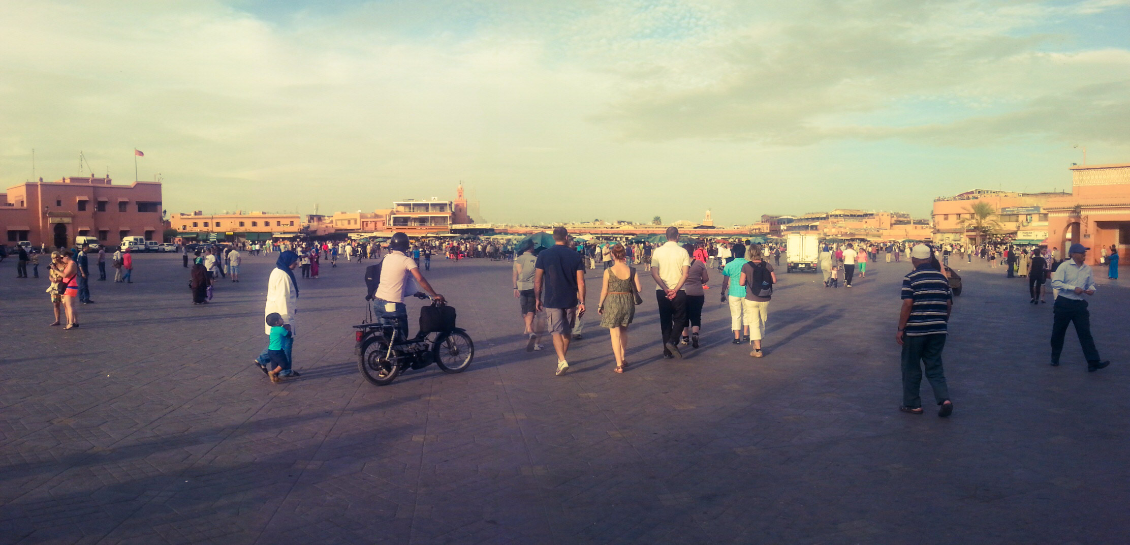 Jemaa el-Fnaa square in Marrakesh, Morocco