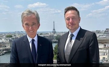 Two richest person Bernard Arnault and Elon Musk